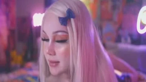 blond 18YO TS ass fake penis plowing