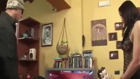 Cable lad poked By Two ladyboys