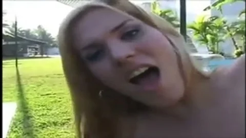 stunning blonde shemale And Her lover Outside