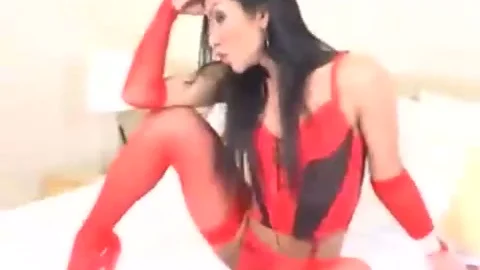 Look At This Super tight Lingeried Ladyboy!