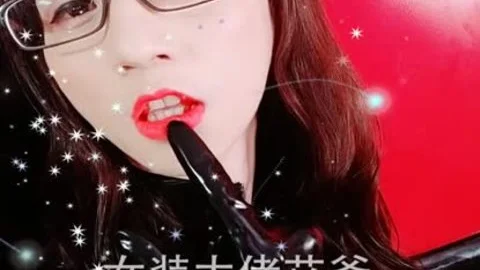 tasty teen Abbykitty bonks Herself With A Dog dildo - 高颜值TS女装大佬长腿主播艾爷假狗屌插菊