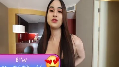 HelloLadyBoy busty shemale deep face holes large White 10-Pounder