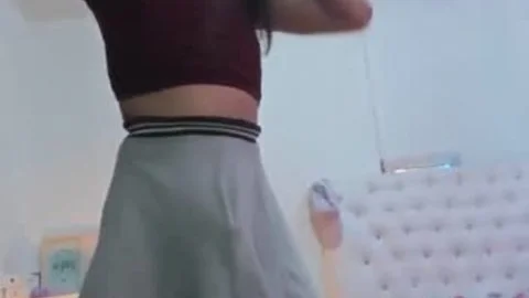 Upskirt shemale Wanker Masturbating And Cumming Liquids