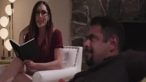 lustful TS Melanie Brooks Let man Enjoys engulfing Her Hard Shecock