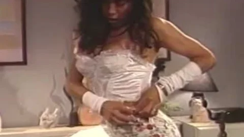Vintage lady-man unprotected Action With Her dude