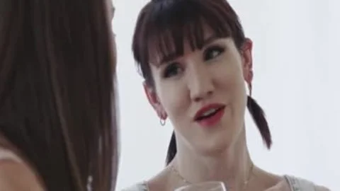 Chanel Preston widens Her Legs And Let TBabe Lena Kelly pokes Her cunt