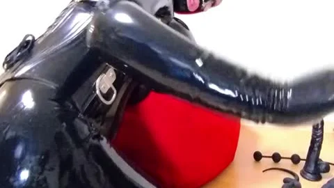 darksome Latex Doll butthole Training And sperm