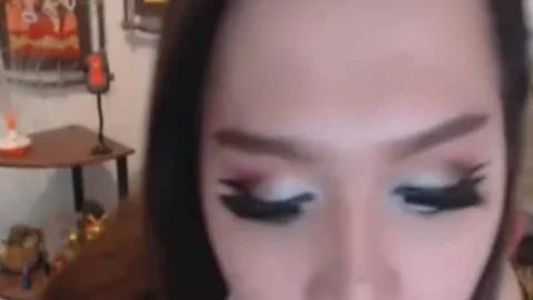 Super lusty ladyman Stroking Her Hard penis