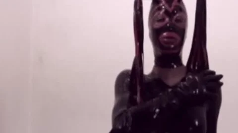 ebon shemale In Latex
