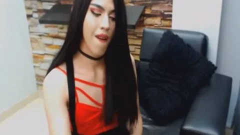 dirty tranny In Red Hard Jacking