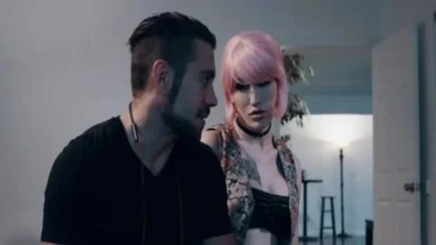 favourable chap receives To boned Her sweet Pale TS Stepsister Lenas backdoor
