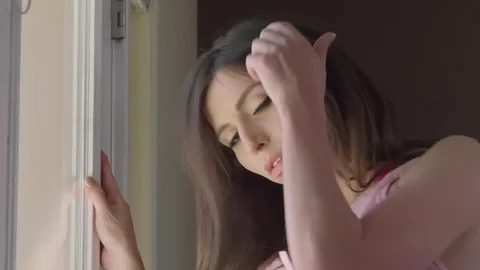 Trans Angels - Korra Del Rio rides vibrator in the bed