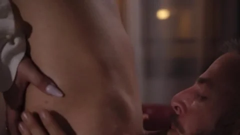 Trans Sensual: Daisy Taylor in denim jeans blowjob cum