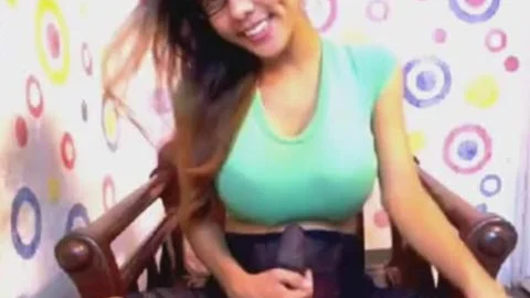 Nerdy ladyman Sucks Her Own biggest weenie