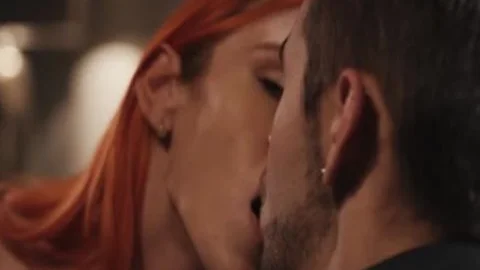 busty Redheaded Caucasian Tbabe Aspen Brooks drills Her dude Dante