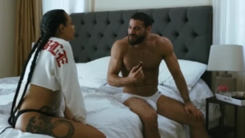 Transsensual.com - Big tits Ricky Larkin doggy